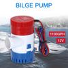 1100GPH 12V Marine Bilge Pump Electric Small Submersible Pump Yacht Boat Tool