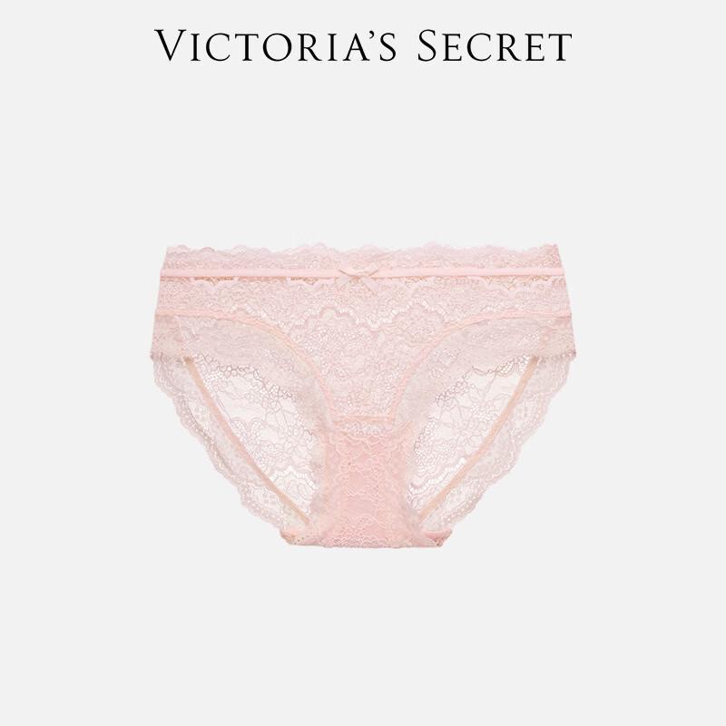 Victoria's Secret Кружевные сетчатые хипстеры с цветочным узором