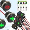 1 шт. 12 мм DC12V/24V IP67 Водонепроницаемый сигнальный фонарь Светодиодные указатели поворота Индикатор Предупреждающий свет Для грузовиков/тракторов/фургонов/мотоциклов