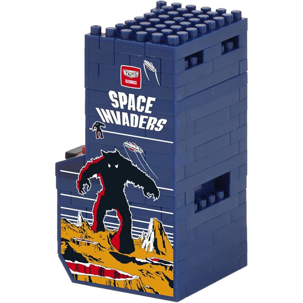 Kawada Nano Block Space Invader Вертикальный шкаф 2x10,5x18 см для возраста от 12 лет Набор для сборки интерьерного хобби
