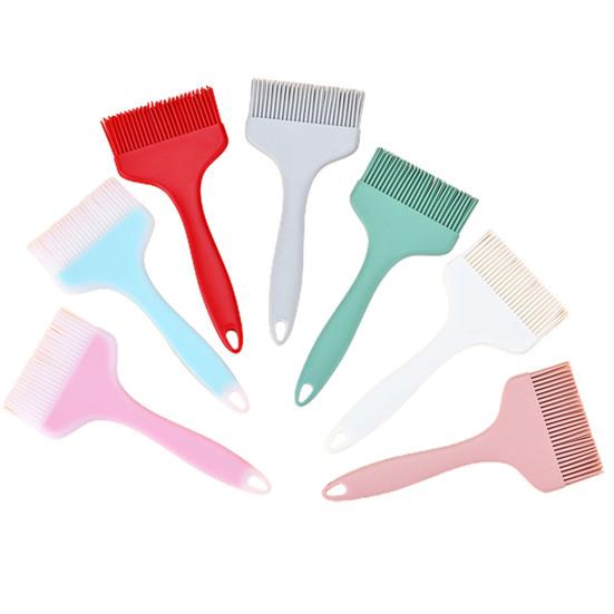 Масляная щетка для барбекю. Жаропрочная сплошная цветная пищевая гладкая поверхность. Кисть с длинной ручкой. Масло. Многоразовое подвесное отверстие. Щетка для соуса для барбекю. Кухонные принадлежности.