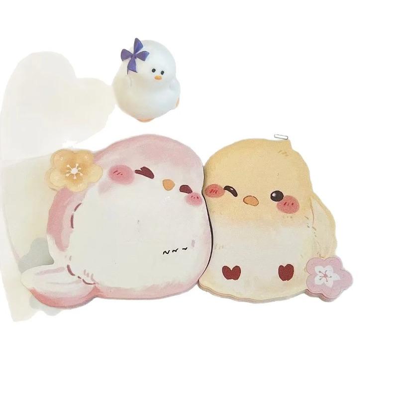 20 Sheets Cute Cartoon Animal Sticky Notes Memo Sticky Note Animal Notepad Page Markers Flags for Home School Office