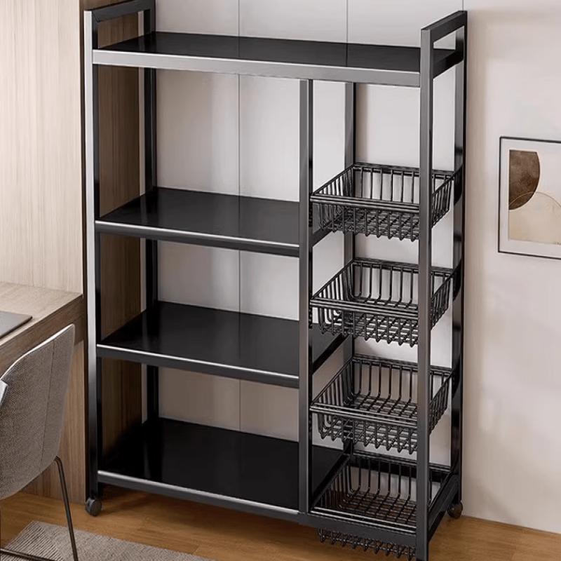 Multifunctional Carbon Steel Kitchen Storage Rack