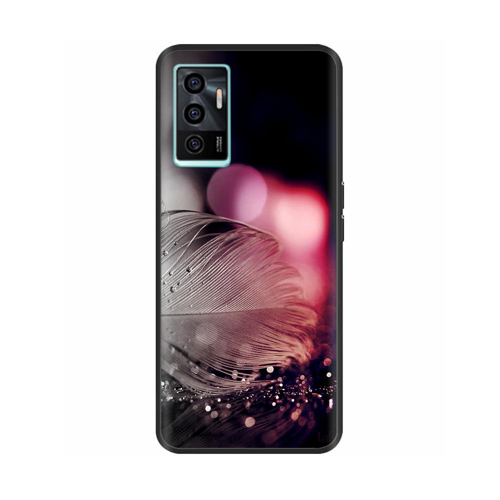 Чехол для vivo V23e Мягкий силиконовый чехол Задняя крышка для vivo V23e 5G Силиконовый чехол для телефона V2126 v 23e vivoV23e Бампер Coque Fundas