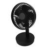 3 Speed USB Desktop Oscillating Fan 5 Blade Gentle Wind Small Personal Desk Fan with Automatic