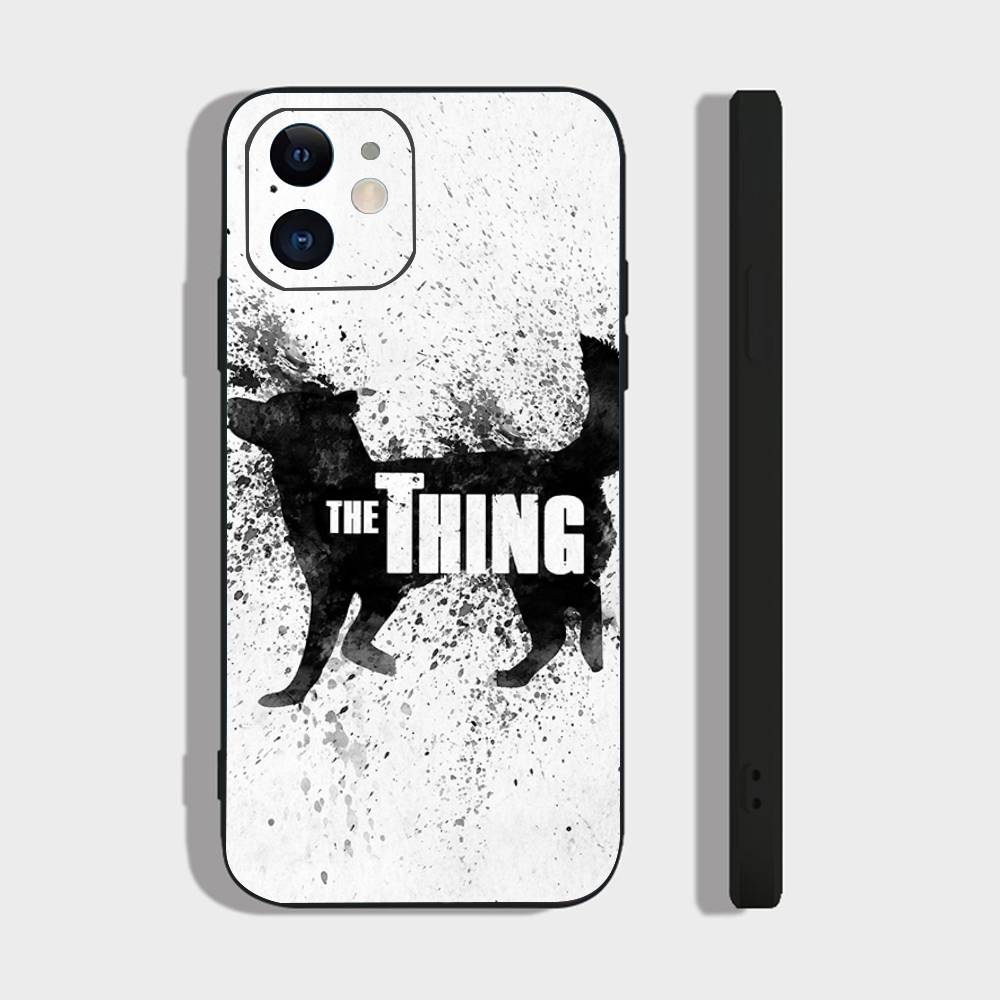 Вещь-Т - Триллерный Фильм Джона Карпентера Чехол для Телефона Для IPhone 17 Air 16 15 14 13 Pro Max 11 12 Черный Силиконовый Чехол