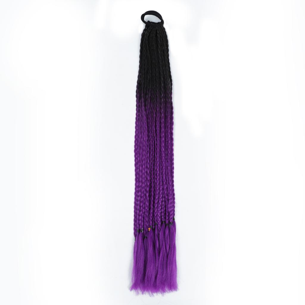 Синтетические цветные косички для наращивания волос резинки радужные косички парики аксессуары для женщин девочек вечеринка косплей праздничный наряд