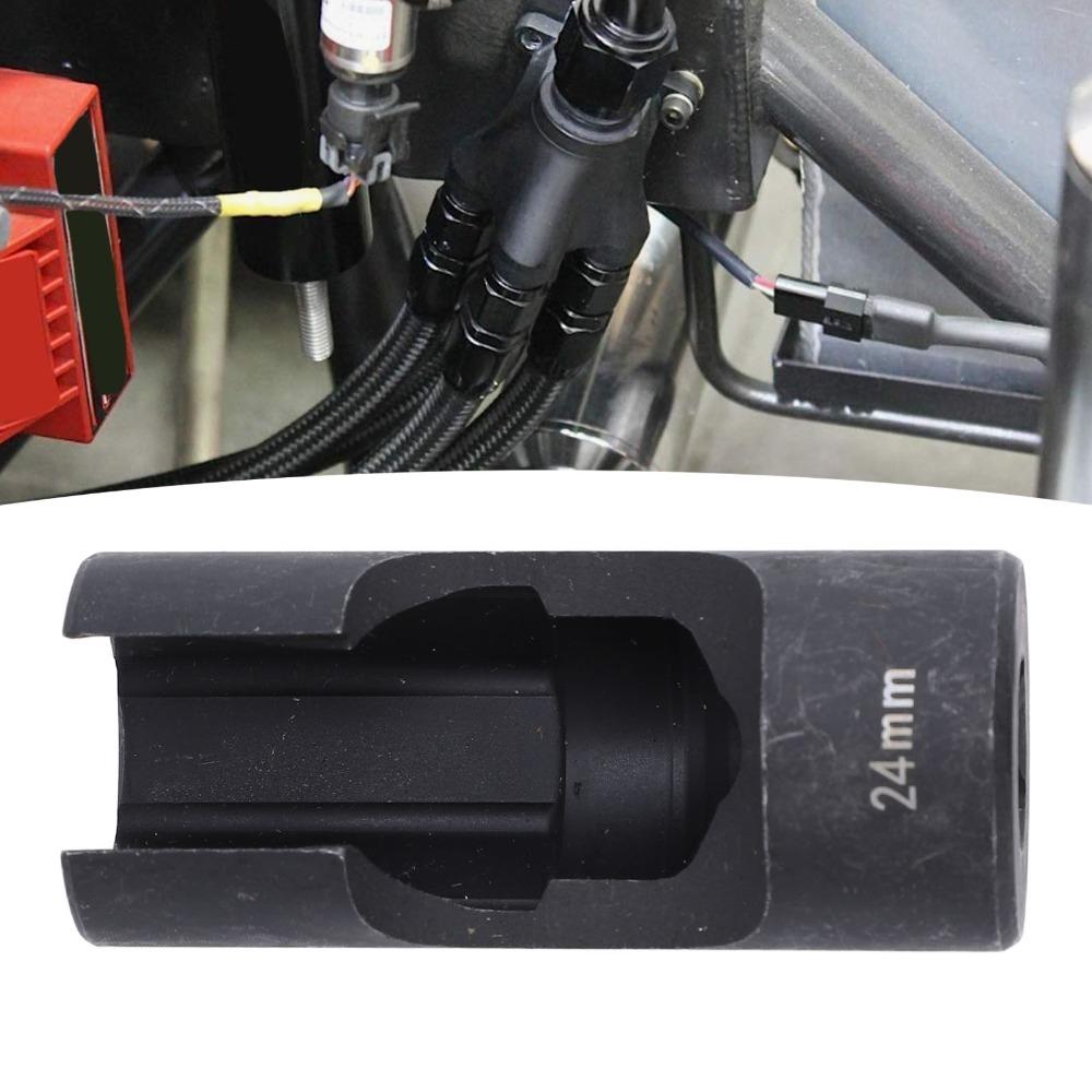 1/2 Square Drive Fuel Line Nut Remover Chrome vanadium steel Injector Line Socket Auto Repair