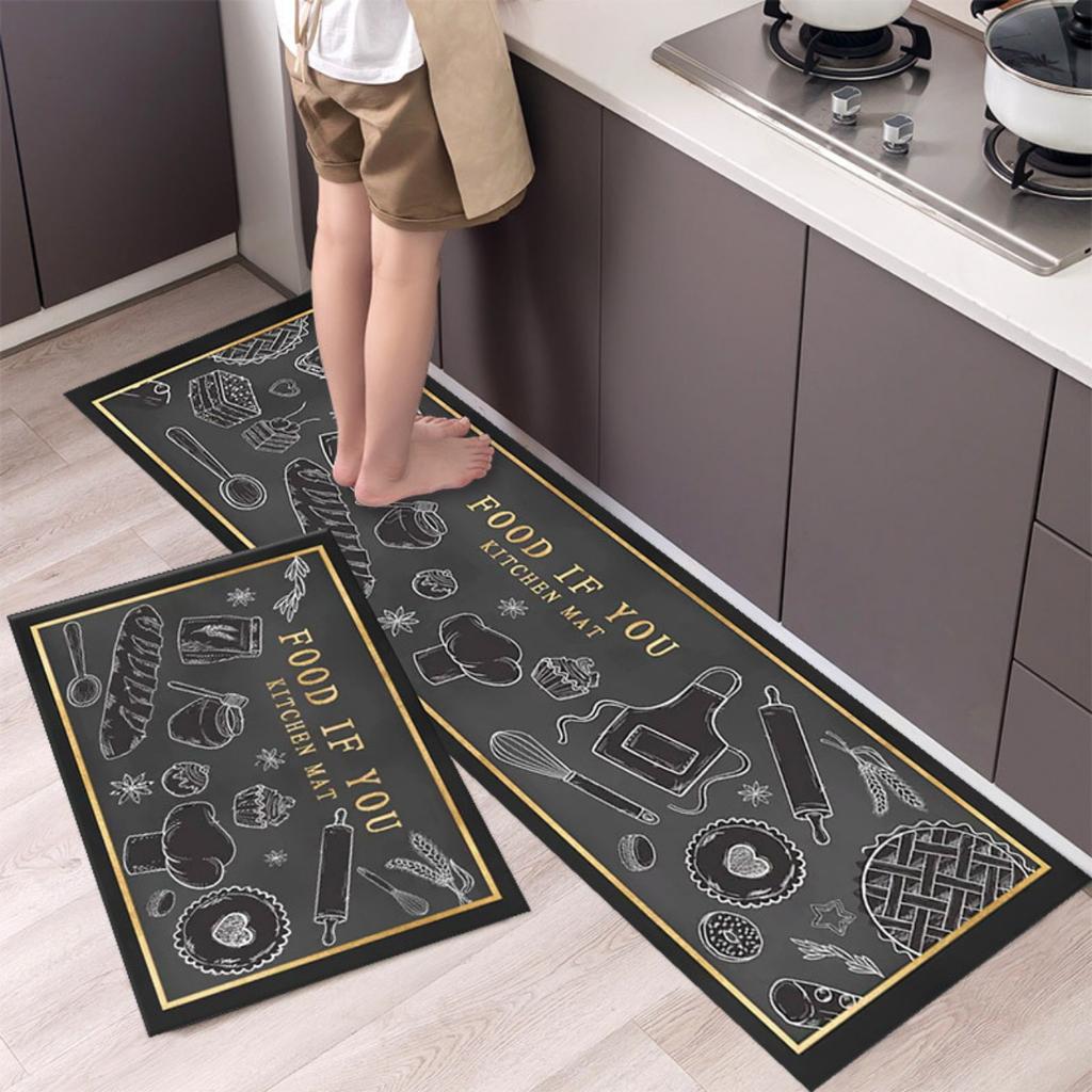 Fashion Simple Nordic Style Kitchen Mat Carpet House Hold Carpet Modern Home Decor
