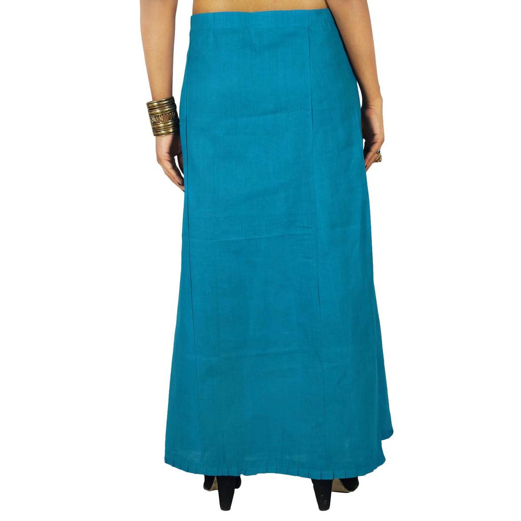 Твердым хлопком Болливуда сшитая Инскирд подкладка индийской юбки для сари