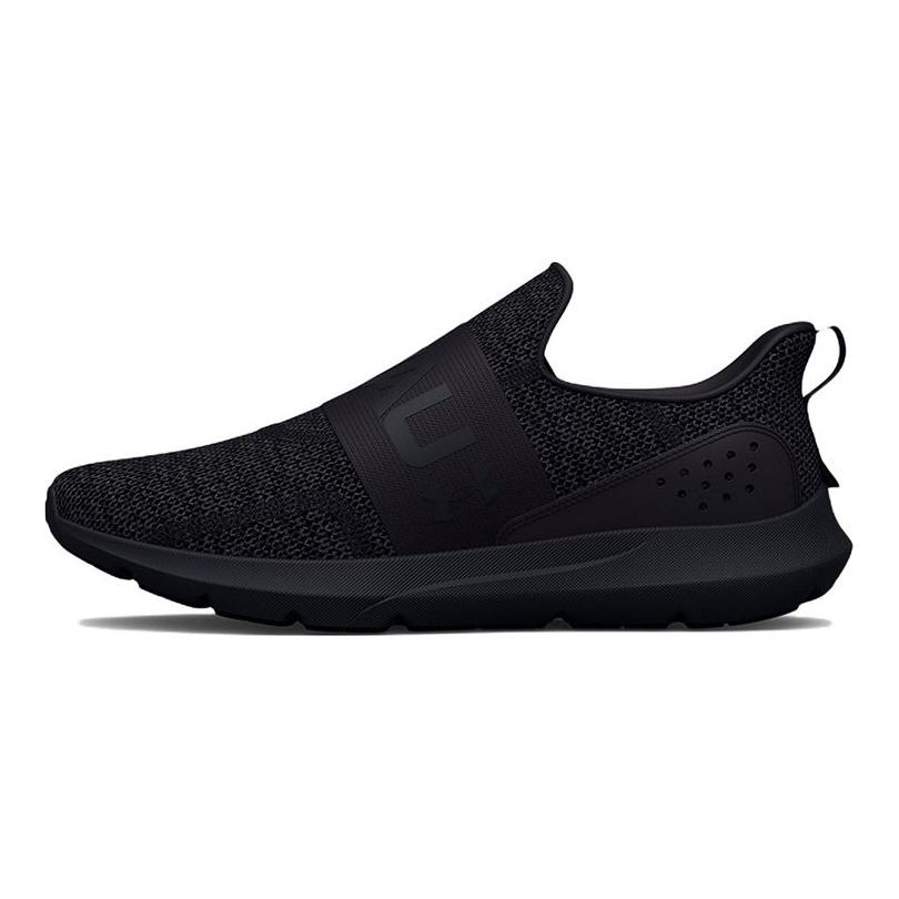 Under Armour Мужские кроссовки Surge 3 Slip Triple Black 3026506-002