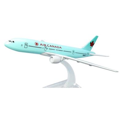 Премиальная модель самолета Boeing 777 авиакомпании Air Canada, литая из сплава, 16 см (Масштаб 1:400)
