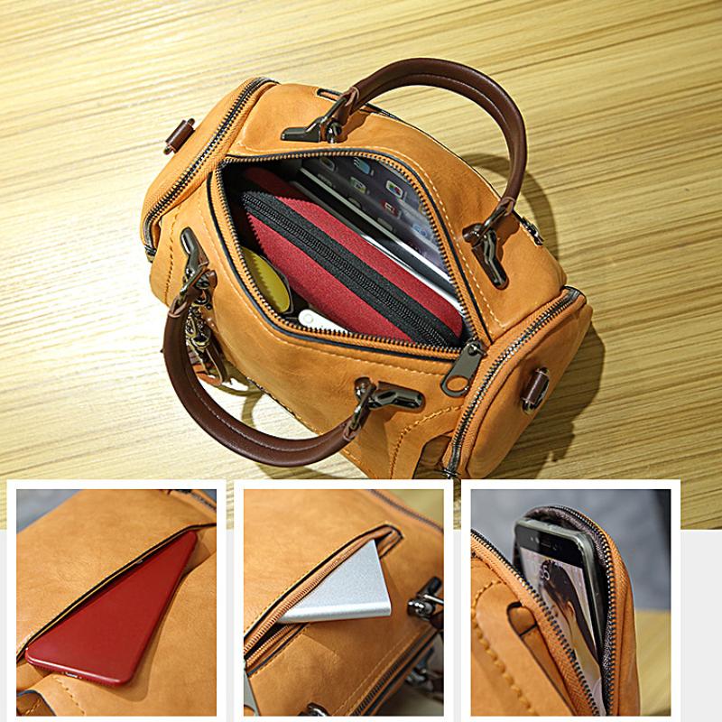 Женская модная сумка-тоут из мягкой кожи на одно плечо