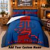 Bolton Wanderers FC Pattern Bedding 3Pcs Set Custom Name, Bed Sheet And Pillowcases For Home Bedroom