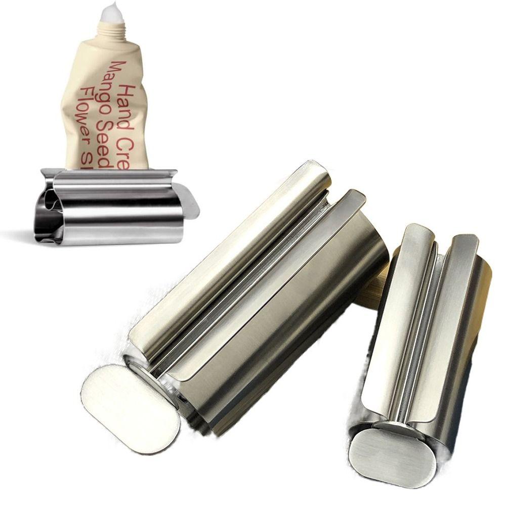 Stainless Steel Toothpaste Tube Wringer Practical Seat Holder Stand Toothpaste Squeezer Children