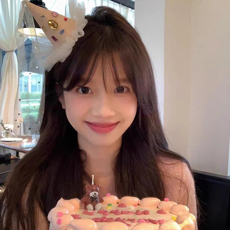 Милый бант помпон шляпа на день рождения заколки для волос головной убор для милой девочки аксессуары для волос для вечеринки реквизит для детской фотографии