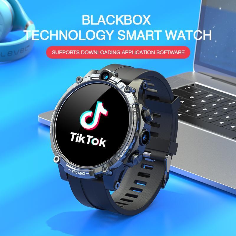 Face ID 2+16G SIM Card Smart Watch 4G Full Netcom BT/WIFI/GPS Android Dual Camera Internet Game Multifunctional Sports Watch