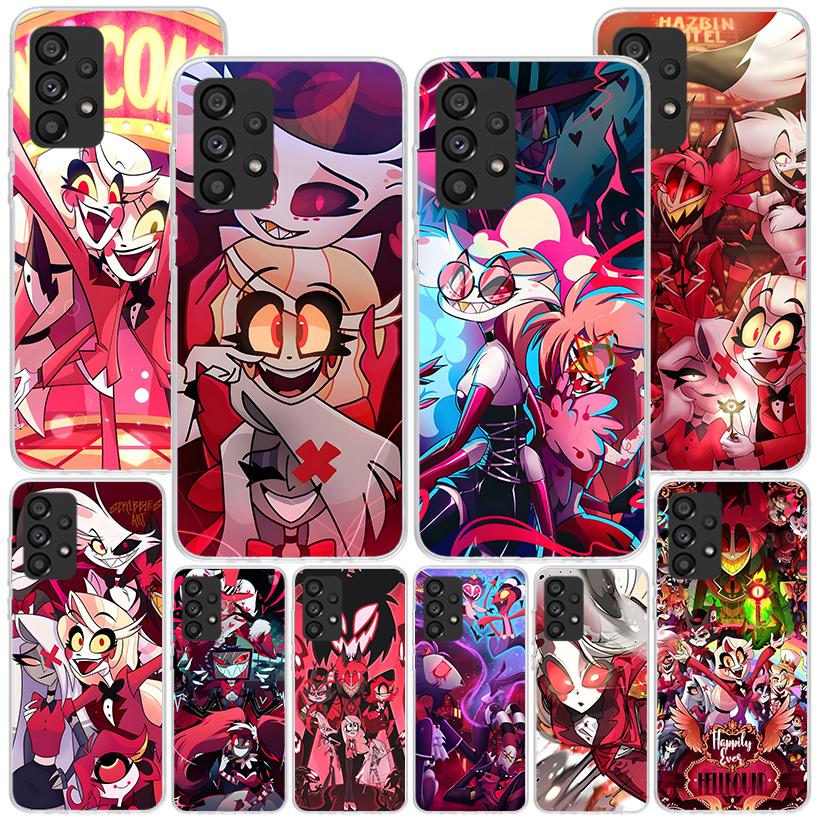 Чехол для телефона H-Hazbin Hotel Angel Dust для Samsung Galaxy A17 A37 A57 A16 A26 A36 A56 A15 A14 A13 A55 A54 A53 A35 A34 A33 A25 A24
