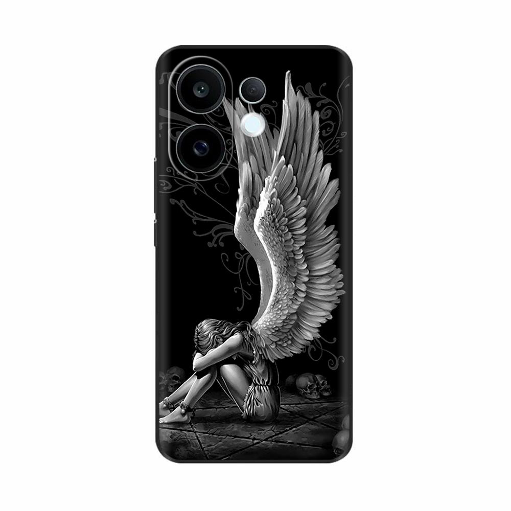 Для Vivo S30 Pro Mini Чехол 2025 Милый Забавный Ударопрочный Capa Силиконовый Мягкий TPU Чехол для Телефона Для Vivo S30 S 30 Чехол Защитные Fundas