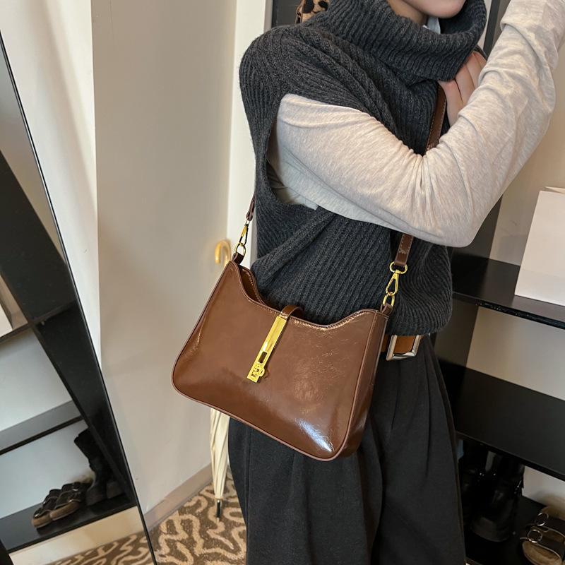 Сумка через подмышку в стиле ретро для женщин - Зима 2025 Высококачественная модная сумка через плечо