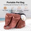 Portable Cat Bag Breathable Pet Bag Outing Bag Shoulder Bag Portable Winter Warm Fashion Pet