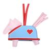HERMES Rodeo Milo Lambskin Bag Charm Bag Merch Small Unisex Bright Red & Sky Blue & Soft Pink H086714CAAA
