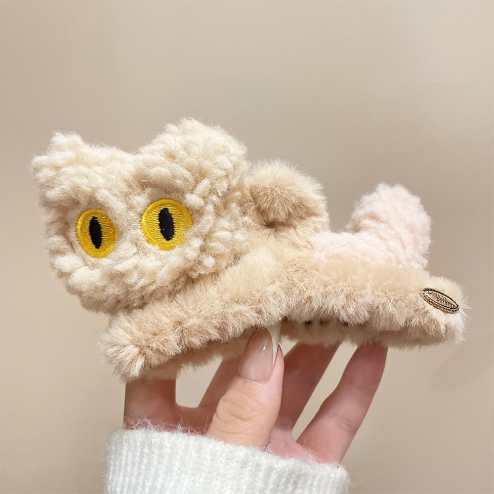 Grab Clip Cat Hair Clip Cute Cute Hairpin Fashion Plush Hair Claw  Daily
