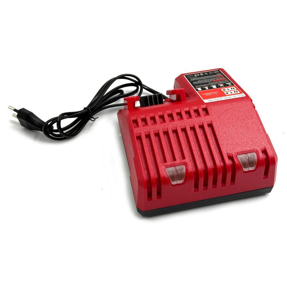 New Li-ion Battery Charger Multi Voltage Charger for Milwaukee M18 14.4V-18V 48-11-1850 48-11-1840 48-11-1815 48-11-1828