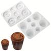 Bake Ware Set Striped Coffee Cup Design Silicone Cake Mold Chocolate Dessert Baking Tools Kitchen Supplies