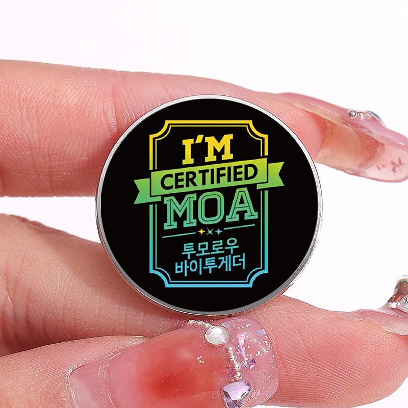 Punk UV Printing Design Pins I Love Horror Movies Brooches Clothes Lapel Badge Backpack Halloween Jewelry Gift For Friends