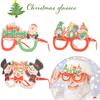 Рождественские очки, праздничные очки для вечеринок, оправа, мультяшный Санта-Клаус, снеговик, снежинка, елка, очки для лося, реквизит для фотосъемки для детей и взрослых