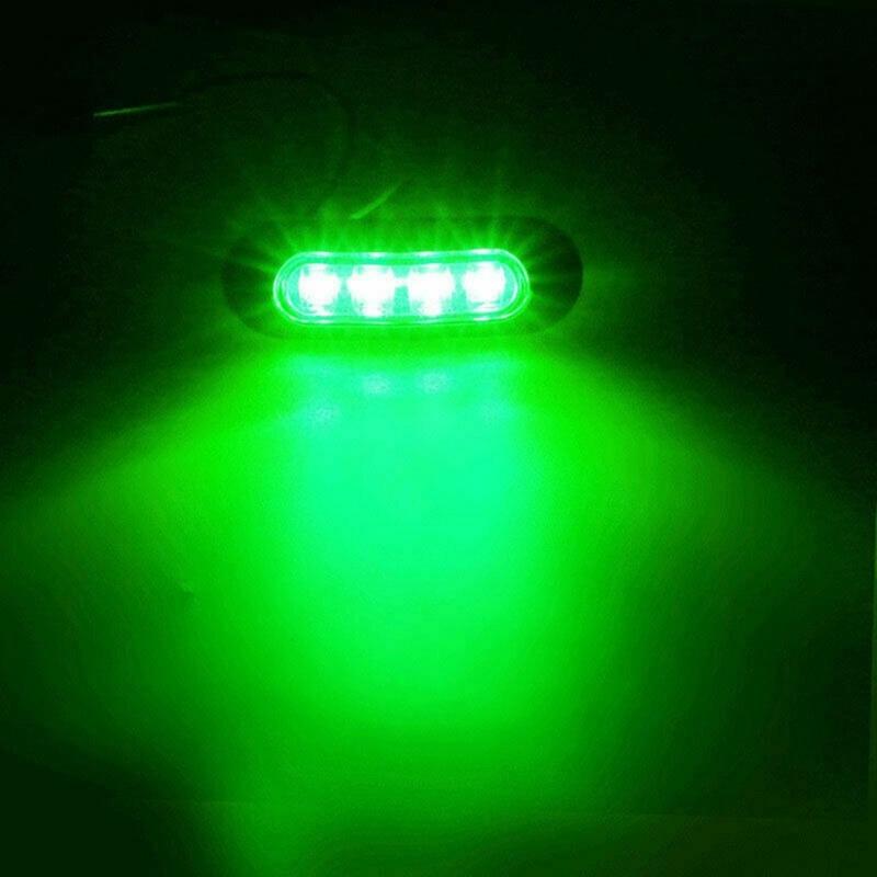 Red Green LED Marine Navigation Light 12V Waterproof Boat Signal Warning Light For Yacht Ship Safety