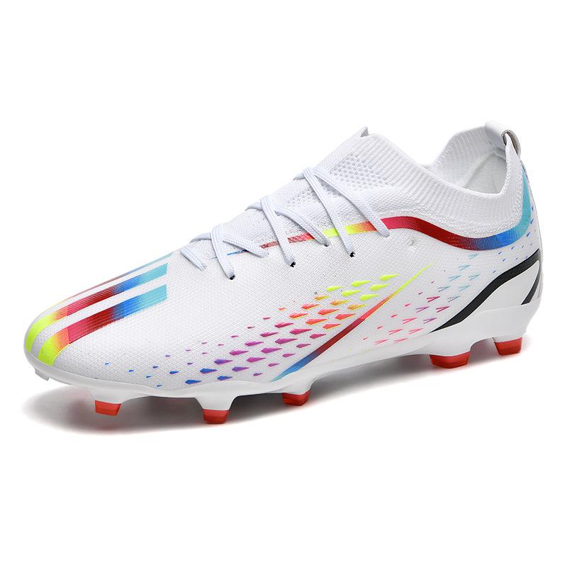 Cross-border World Cup Football Shoes Competition Shoes Long Spikes Football Men's Low-top Leather Foot Sports Shoes