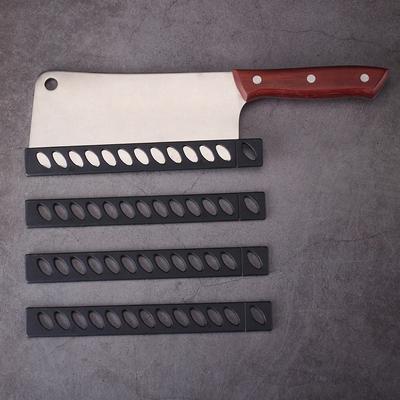5 шт., защита кромок ножа шеф-повара, пластиковый черный защитный чехол для лезвия ножа, кухонные инструменты, ножны, кухонные аксессуары
