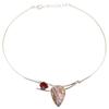 Ожерелье Crazy Lace Agate Ruby Gemstone Friend Jewelry 16''