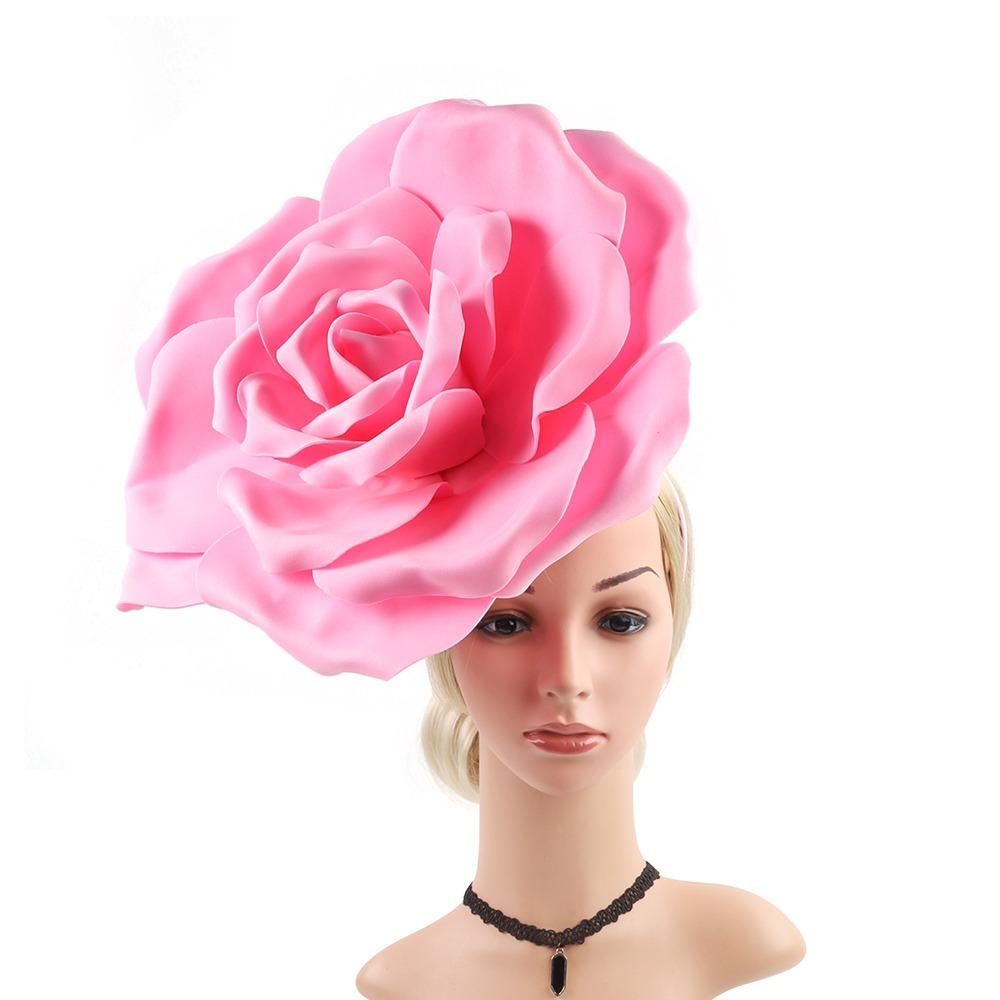 Чайная вечеринка Коктейль Жокейский клуб Цветочные повязки на голову Свадебные свадебные аксессуары для волос для женщин