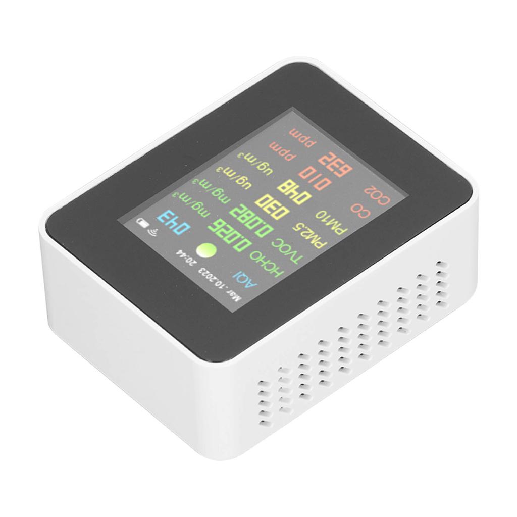 9 In 1 Air Quality Monitor WiFi Air Detector Color LCD Digital Display Multifunctional Indoor Test Meter