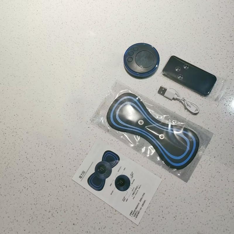 1/8 Modes 19 Gears Electric Neck Massager Pain Relief for Shoulder Back Leg Body Mini Cushion