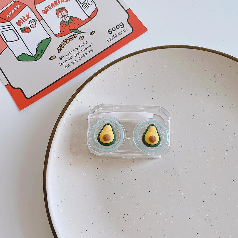 Чехол для контактных линз Новый чехол для контактных линз с пинцетом, набор присосок, портативный контейнер, коробка для контактных линз для женщин и мужчин