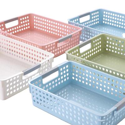 Складная пластиковая коробка, корзина для хранения косметики и косметики, настольная подставка, корзина для хранения одежды и продуктов питания для домашнего использования, коробка для хранения