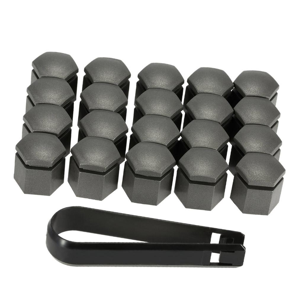 20Pcs 19MM Grey Car Wheel Nut Cover Bolt Cap Fit for Vauxhall Opel