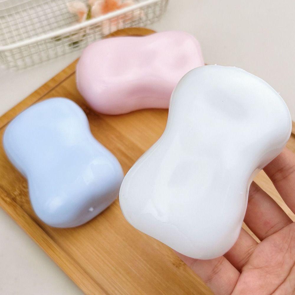 Super Soft Soap Squeeze Toy Realistic Soap Shape Decompression Pinch Toy For Kids Adults