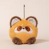 Panda Animal Doll Pendant Butter Bear Puppy Plush Keyring Animal Plush Toy Keychain  Bag Pendant