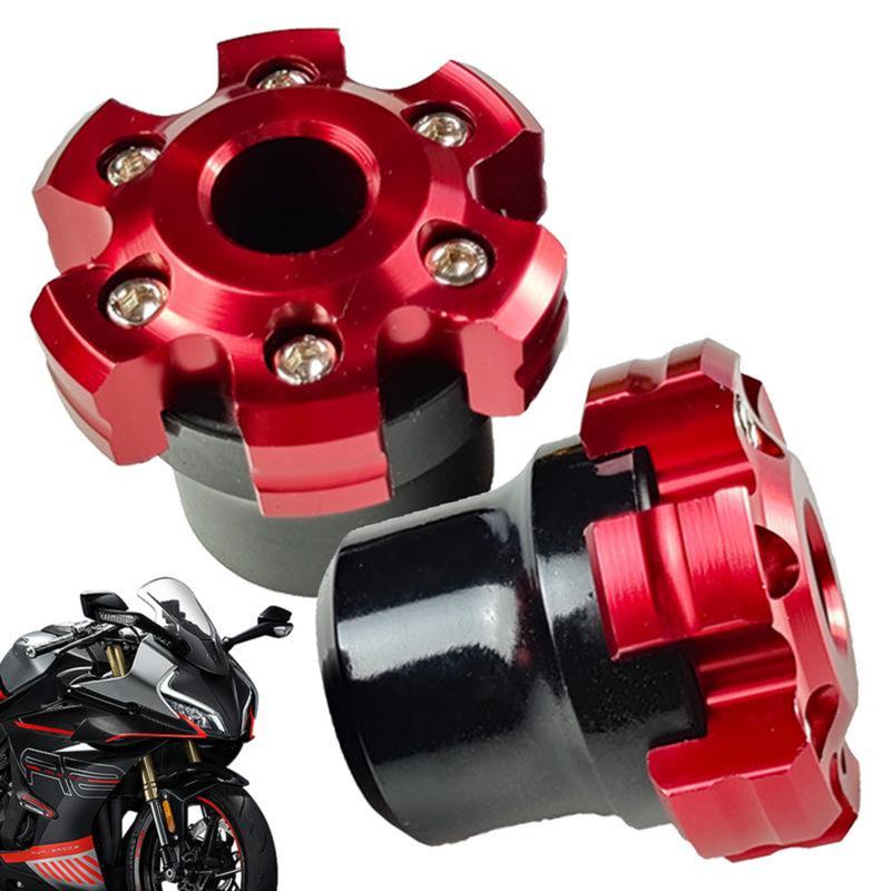 1 Pair Motorcycle Anti-Fall Cup Aluminum Alloy Motorcycle Front Cover Shock Absorber Front Fork Resistance Cup Modified Accessories