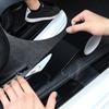 Car Door Sill Protector Anti Scratch Bumper Protector Car Wrap Film Gloss Automotive Wrap Film Self-Adhesive Anti-Collision Car