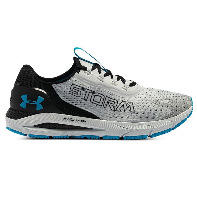 Under Armour HOVR Sonic 4 Storm CN Quality Durable Fabric Low Top Running Shoes Men Sneaker Halo-Gray 3025469-102