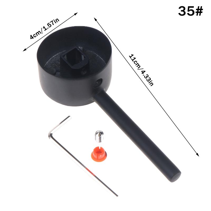 Сменная ручка смесителя для ванной, хромированные аксессуары для смесителей, для картриджного шпуля размером 35 / 40, ручка смесителя