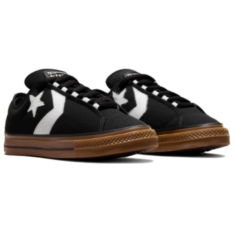 Converse Star Player 76 Low Puff - Black White Gum Men Sneakers A14718C