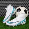 High-top Football Shoes Men's Artificial Turf Women's AG Long Nails TF Broken Nails Children's Football Shoes Can Be