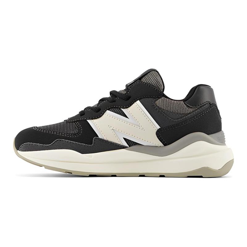 New Balance Нескользящие и дышащие детские кроссовки с низким верхом, черные кроссовки GC5740RS